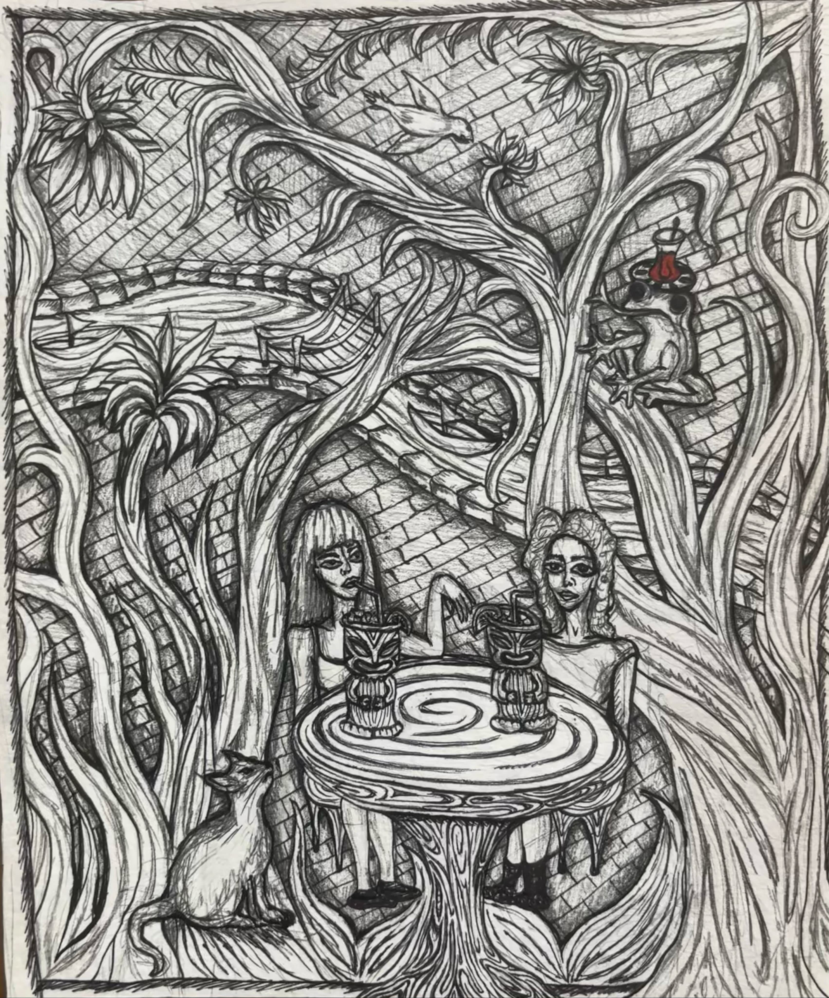 Drawing by İren Aseo