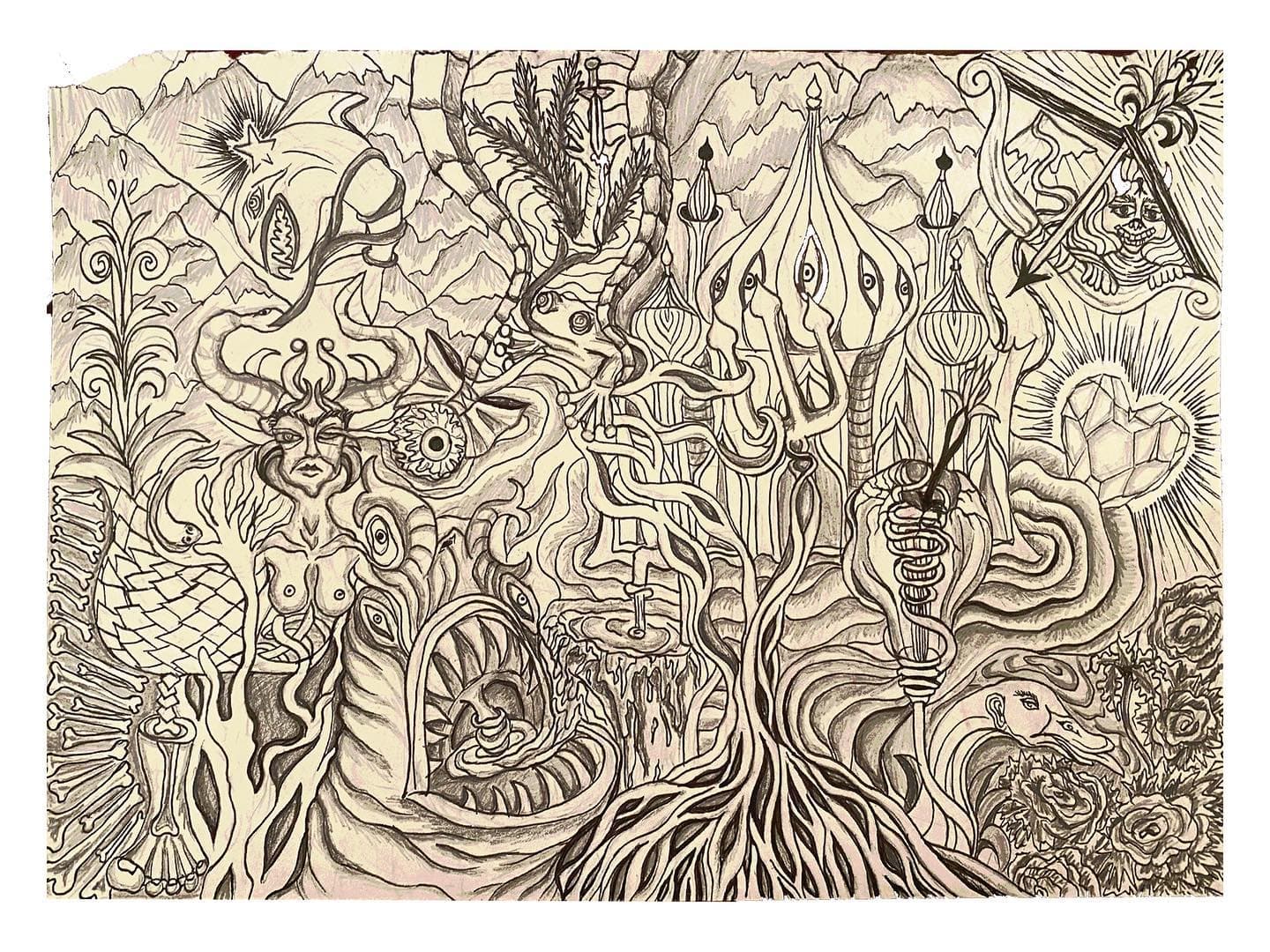 Drawing by İren Aseo
